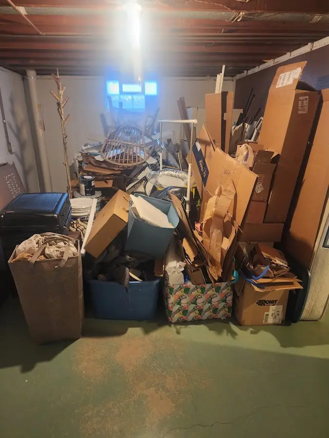 Roll-off dumpster container at job site for Yard Waste Dumpster Rental in Peachtree City